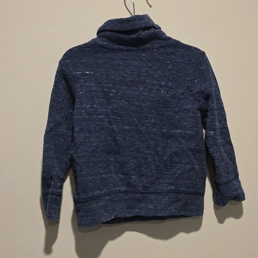 Old Navy boys shawl collar sweater size 2t Navy